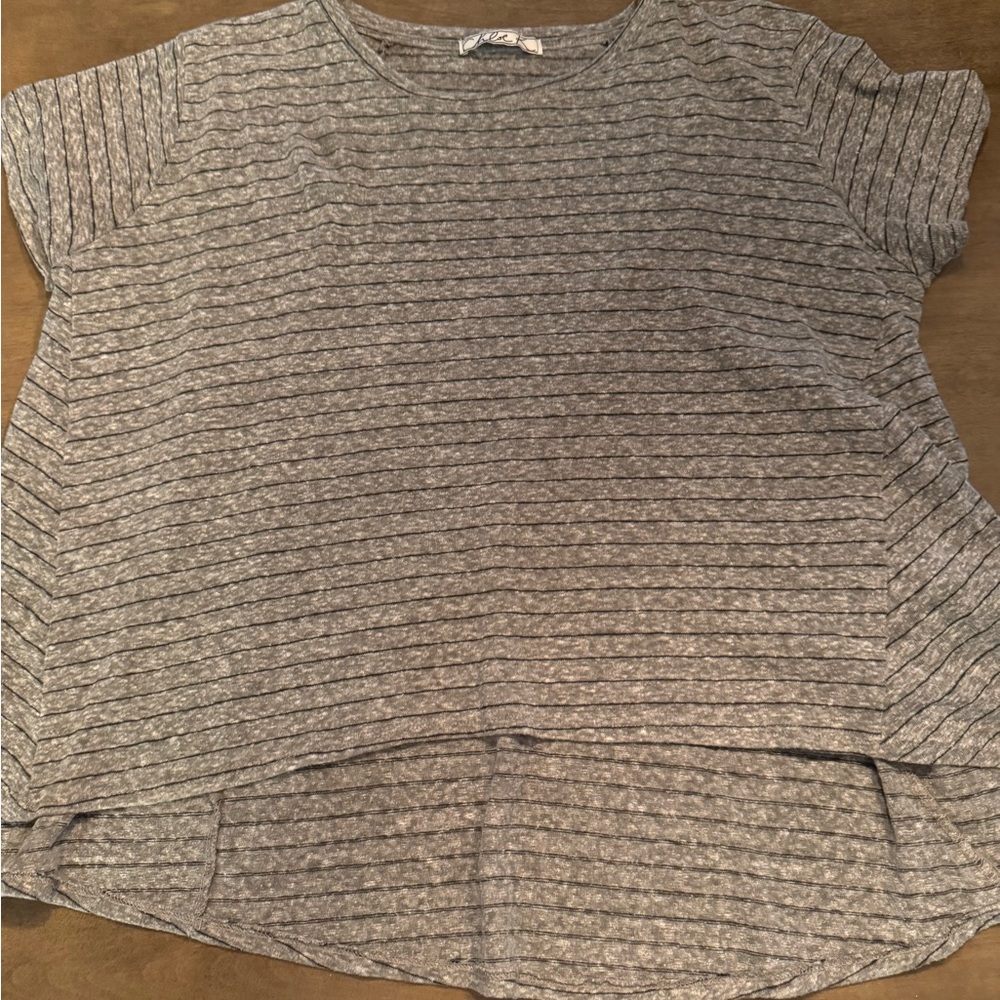 Chloe K - Nordstrom Green striped loose top